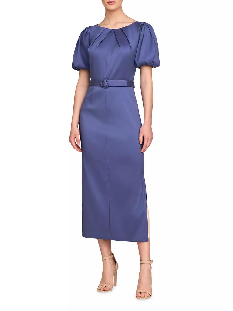 Kay Unger Chiara Satin Cocktail Dress