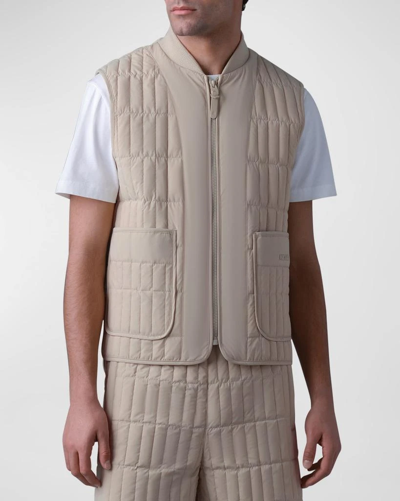 Mackage Men's Levi Water-Resistant Quilted Down Vest 2