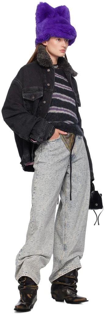 Acne Studios Blue Loose Monogram 1981 Jeans 4