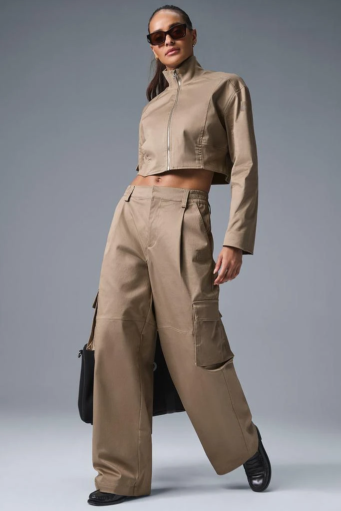 Alo Night Out Cargo Jacket - Gravel 4