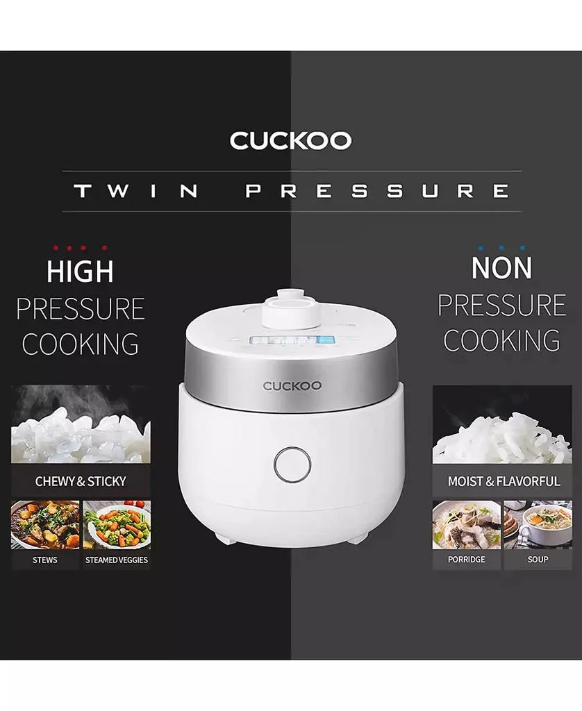 Cuckoo 3-Cup Twin Pressure Induction Heating Rice Cooker 4