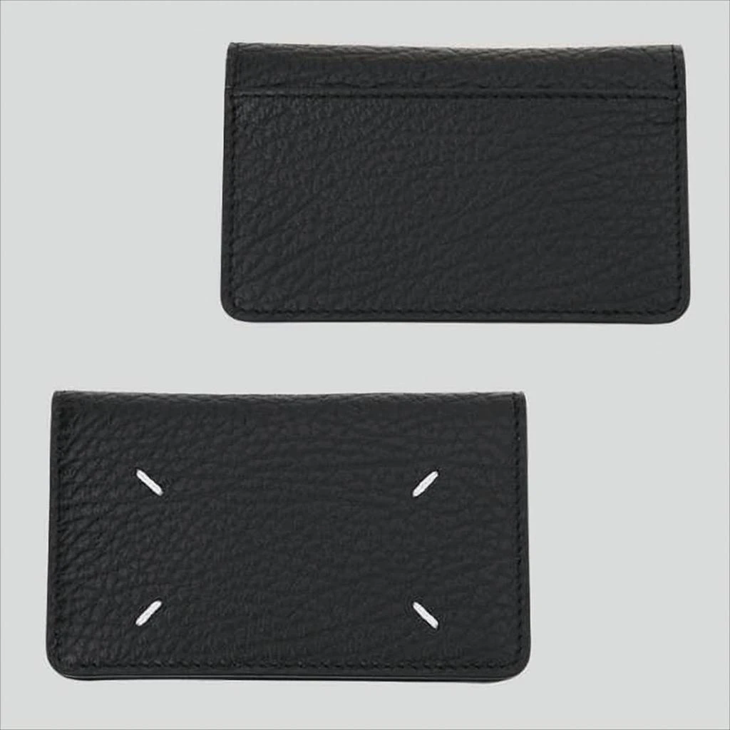 MAISON MARGIELA Textured Cow Leather Wallet with Minimalist Design 3