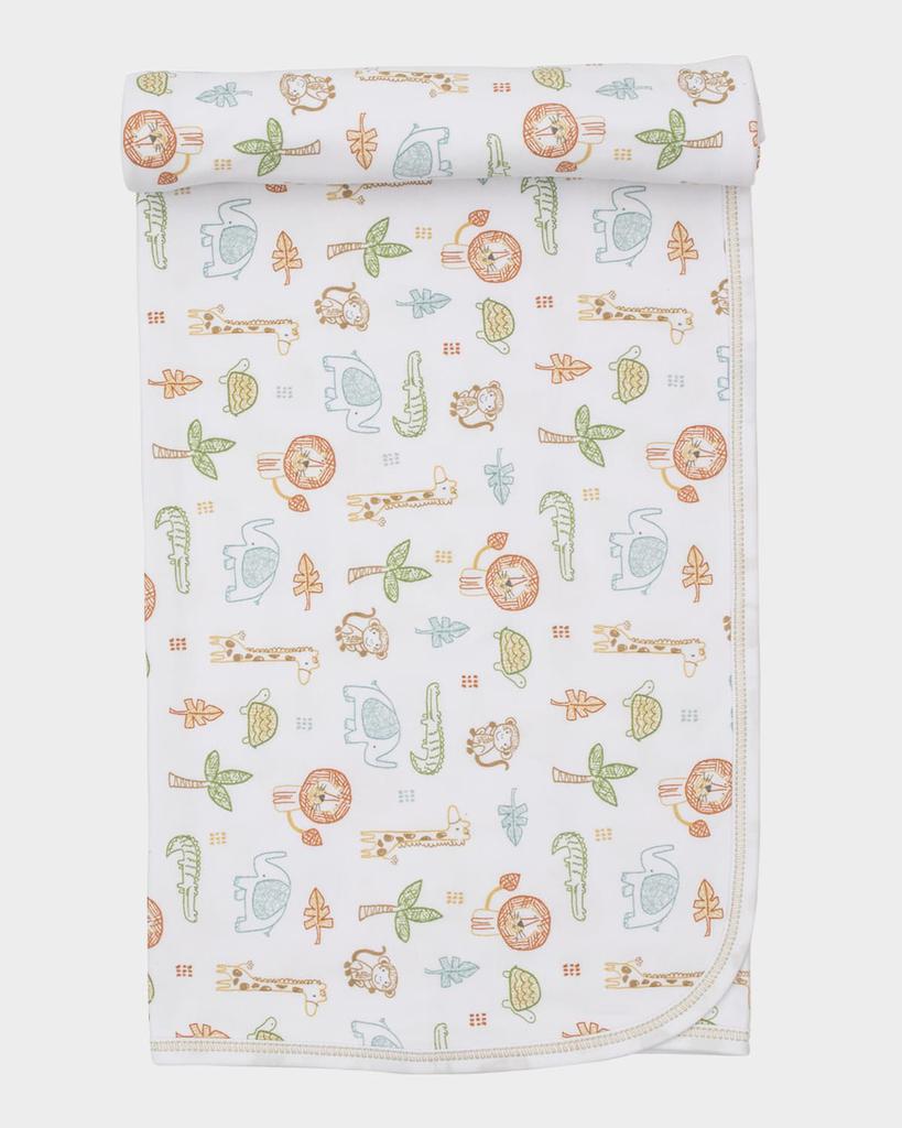 Kissy Kissy Jungle Adventure Blanket and Bib Set