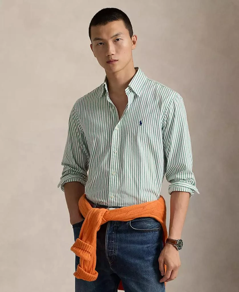 Ralph Lauren Men
s Classic-Fit Striped Poplin Shirt