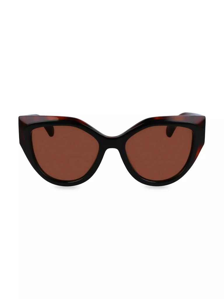 Salvatore Ferragamo Classic Logo 53MM Cat-Eye Sunglasses 2