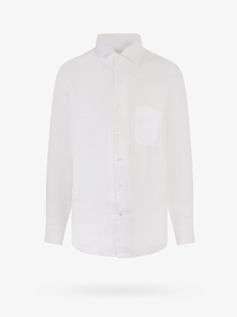 Loro Piana André aloe linen shirt