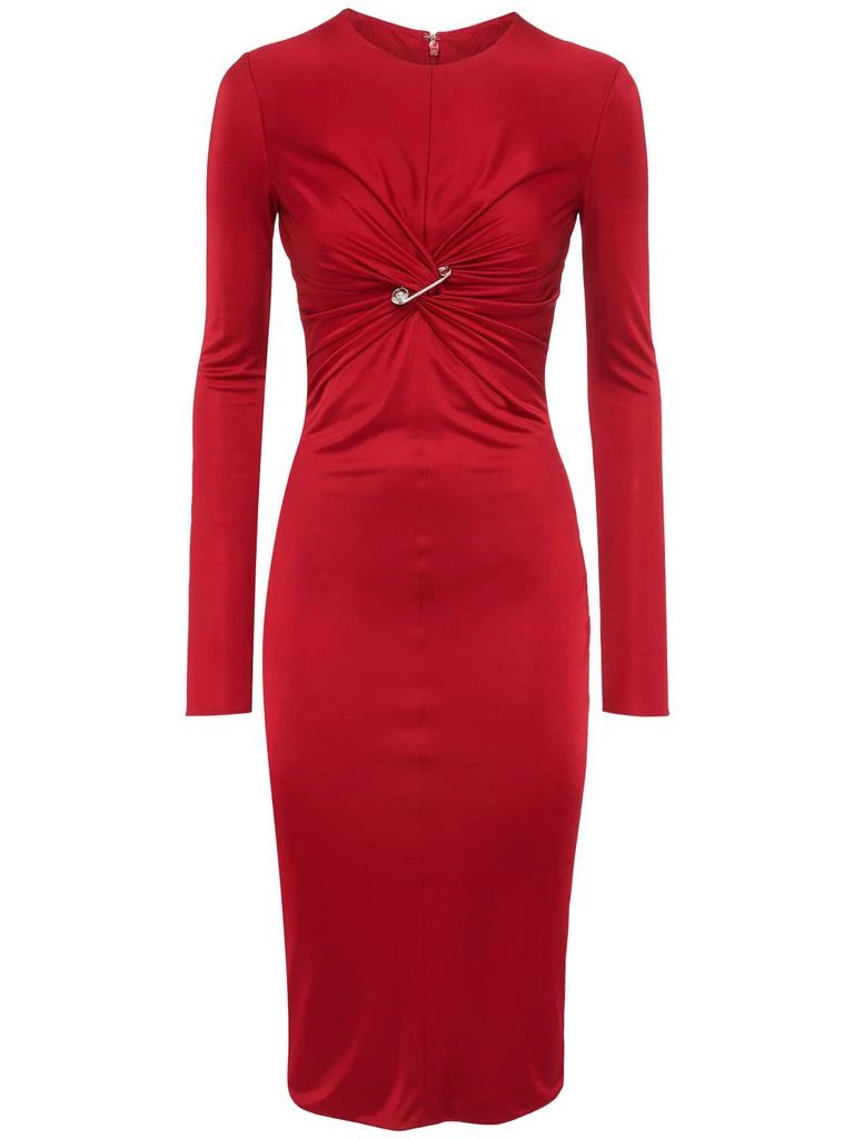 Versace Liquid Viscose Jersey Midi Dress 1