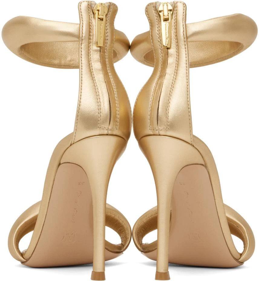 Gianvito Rossi Gold Bijoux Heeled Sandals 2