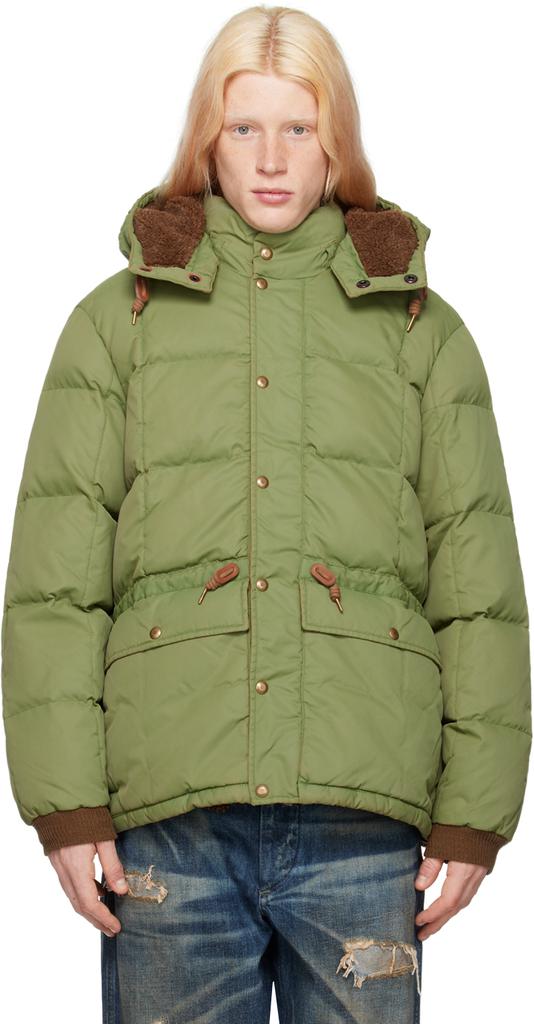 RRL Green Quilted Jacket