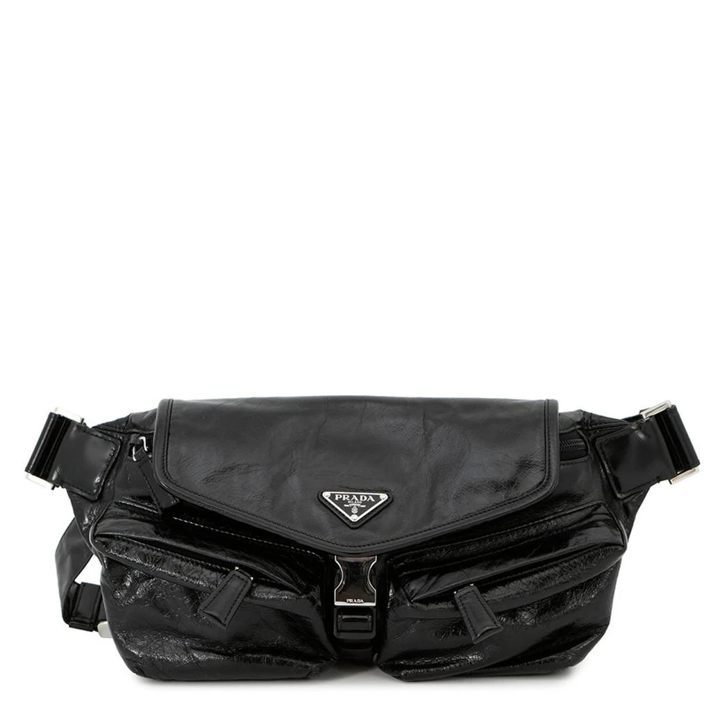 Prada Leather Fanny Pack Sling Bag (Pre-Owned)