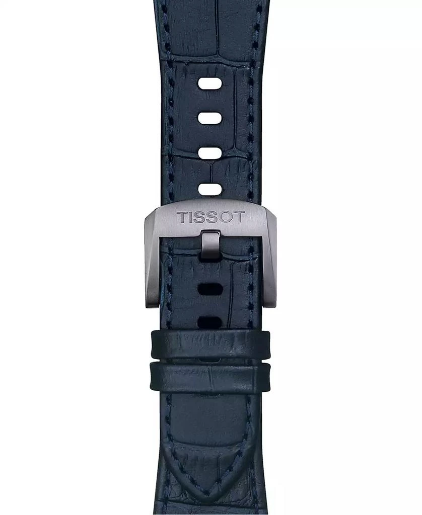 Tissot Official PRX Interchangeable Blue Leather Watch Strap 2