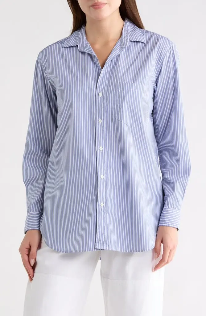 Frank & Eileen Frank & Eileen Stripe Cotton Button-Up Shirt