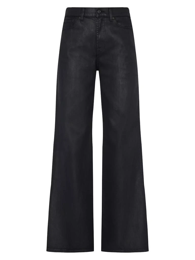 7 For All Mankind Lotta Wide-Leg Coated Jeans 1