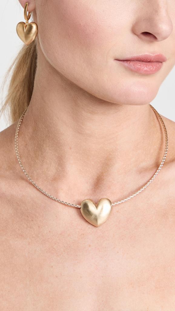 Lauren Rubinski 14k Gold Heart Necklace
