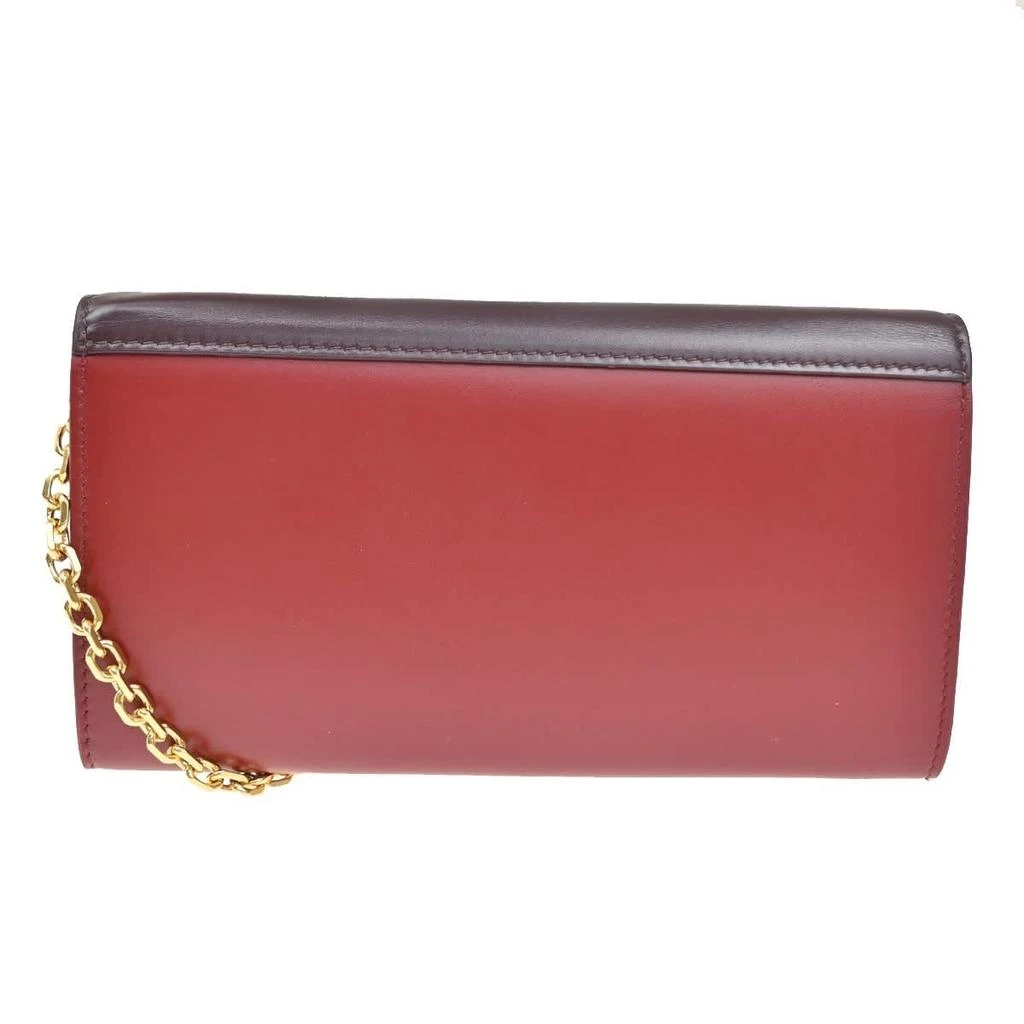 Celine C Wallet On Chain Leather Leather Clutche 
Pouche Bag (Pre-Owned) 2