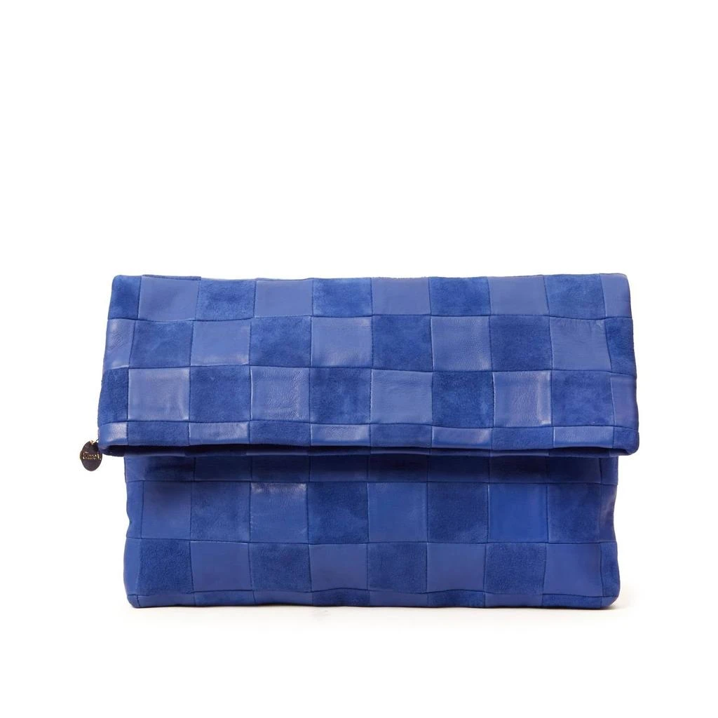Clare V Clare V. - Carryall Clutch With Tabs Oversized Checker 2