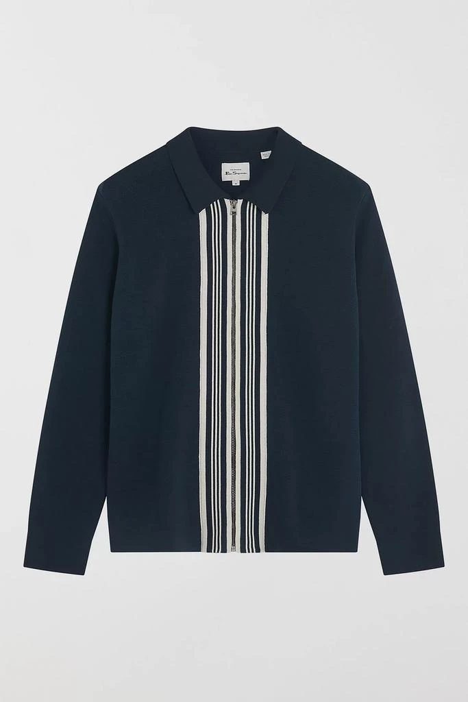 Ben Sherman Ben Sherman Textured Zip Through Sweater 1