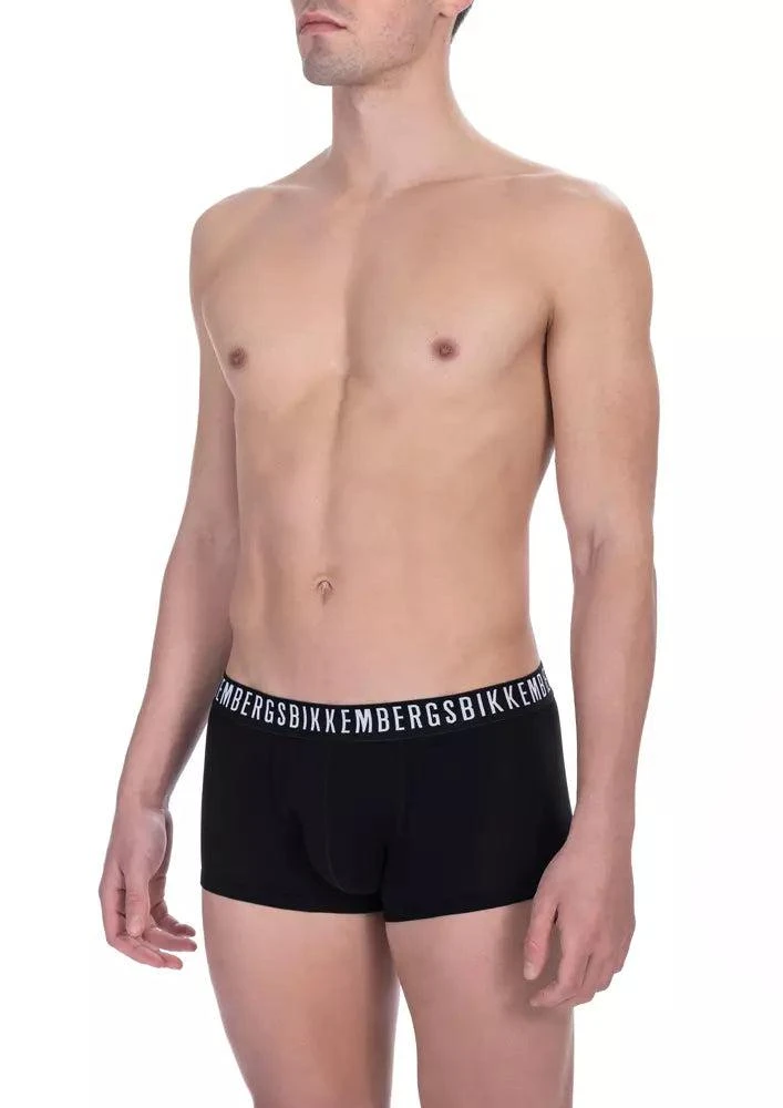 BIKKEMBERGS Bikkembergs Black Cotton Underwear 1