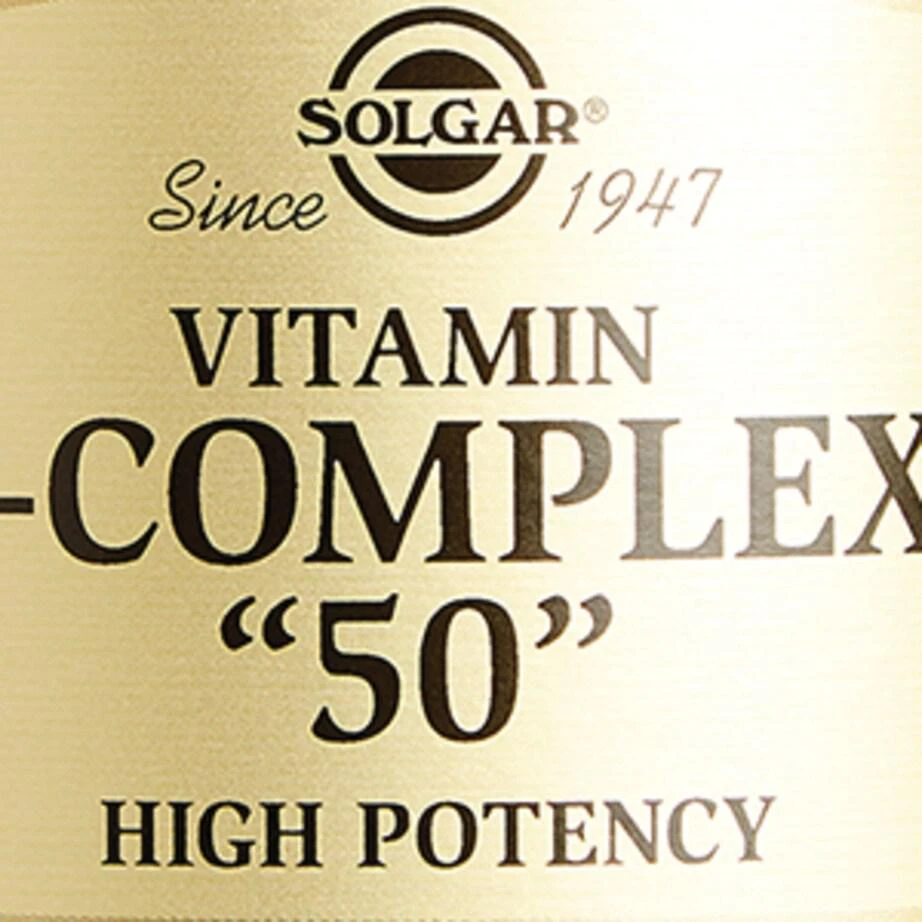 Solgar Vitamin B-Complex "50" High Potency (100 Capsules) 2