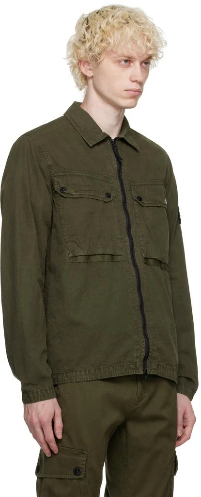 Stone Island Khaki Faded Jacket 2