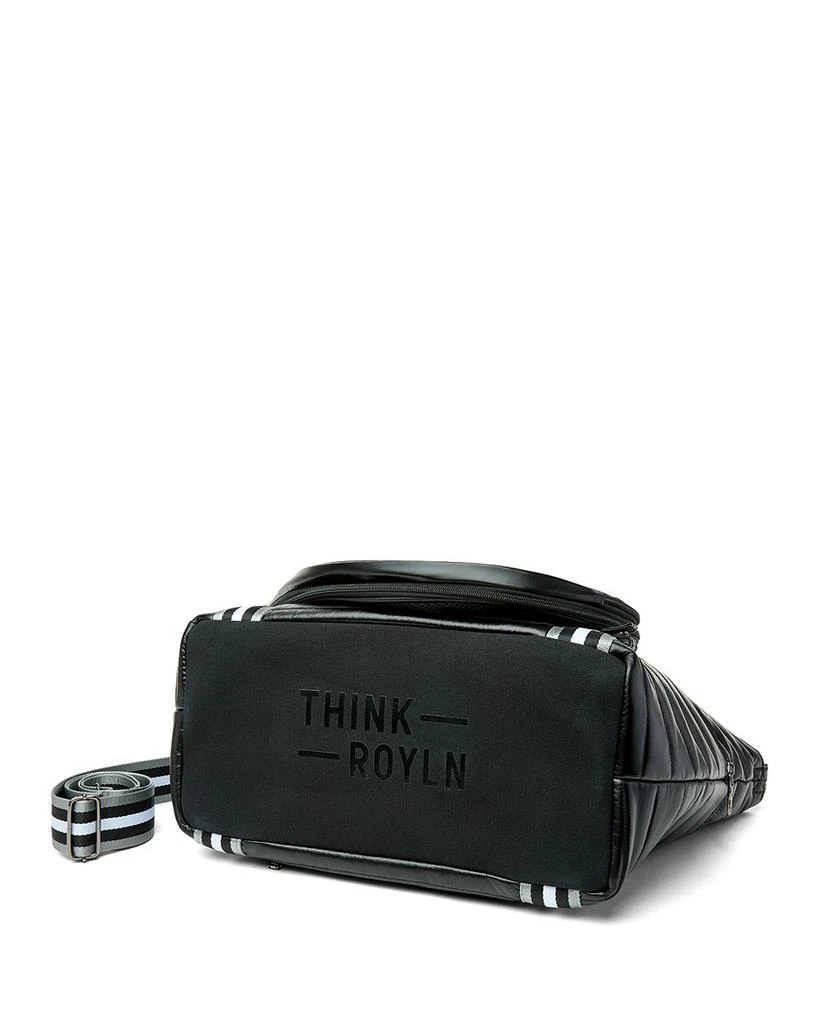 Think Royln Love Royln Large Quilted Nylon Tennis Bag 9