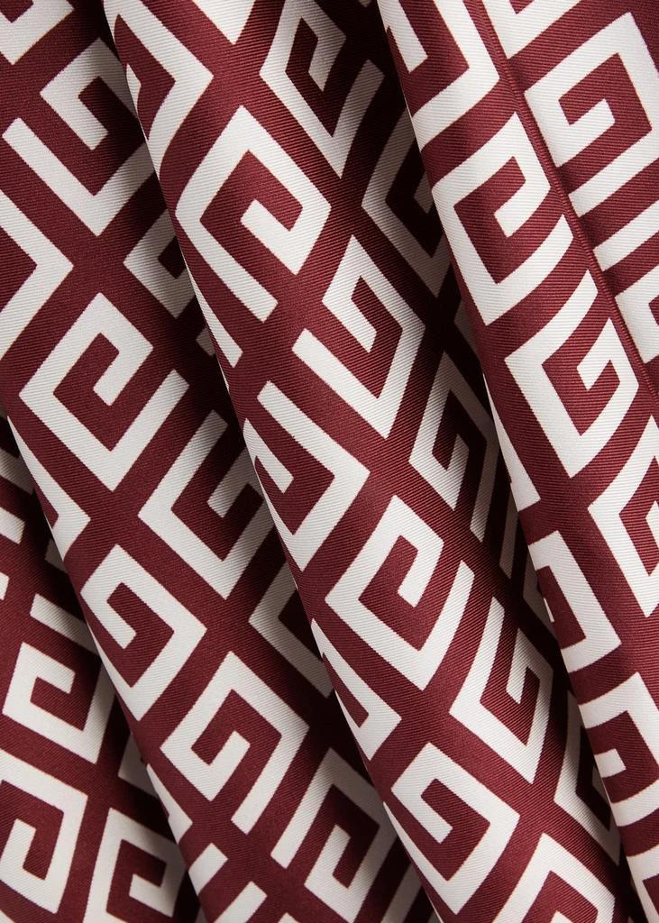 Givenchy Logo-print silk-satin scarf  3