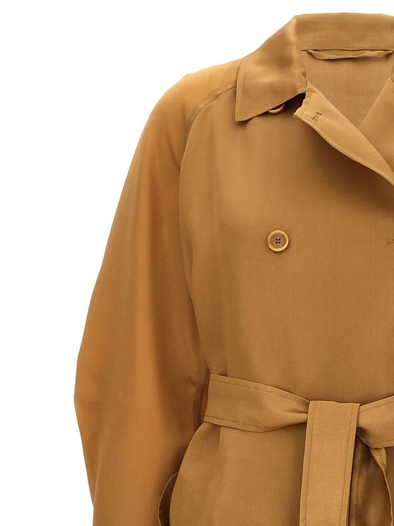 Max Mara Max Mara Sacco Belted Button-Up Trench Coat 3