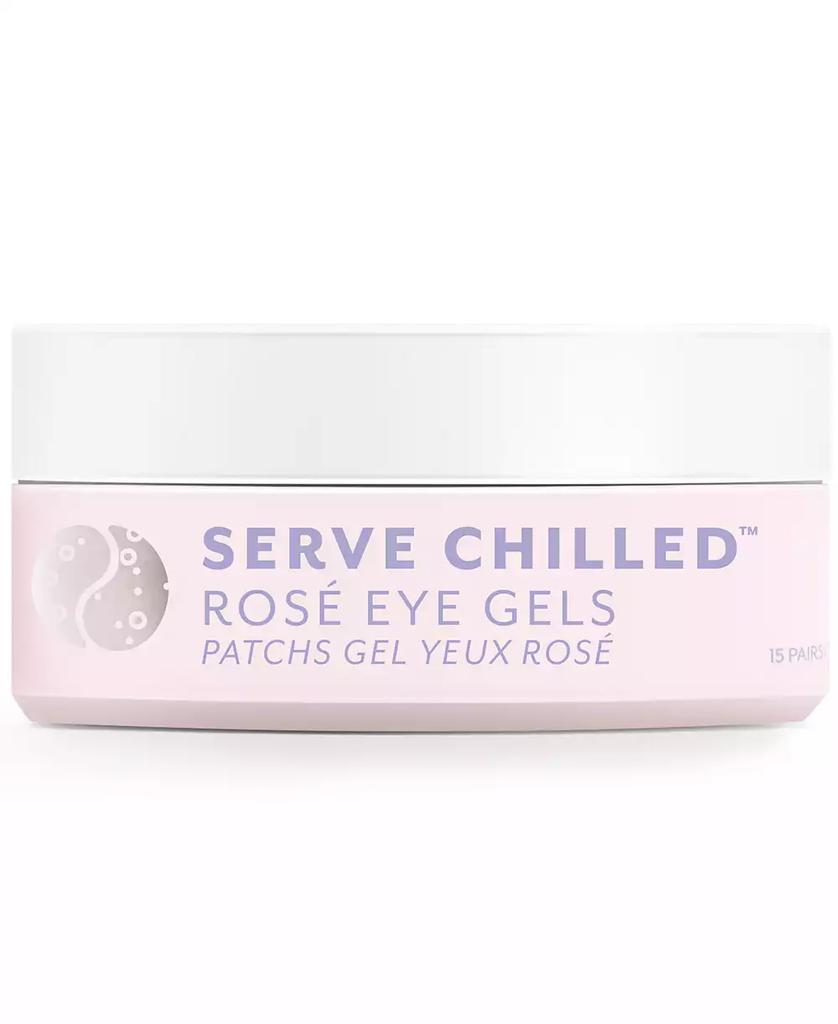 Patchology Serve Chilled Rosé Eye Gels, 15 pairs