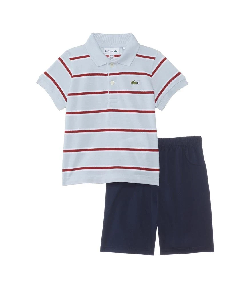 Lacoste Short Sleeve Polo with Shorts Giftset (Toddler) 1