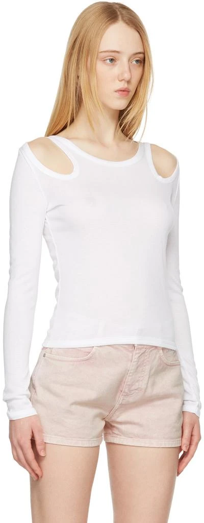 Stella McCartney White Cut-Out T-Shirt 2