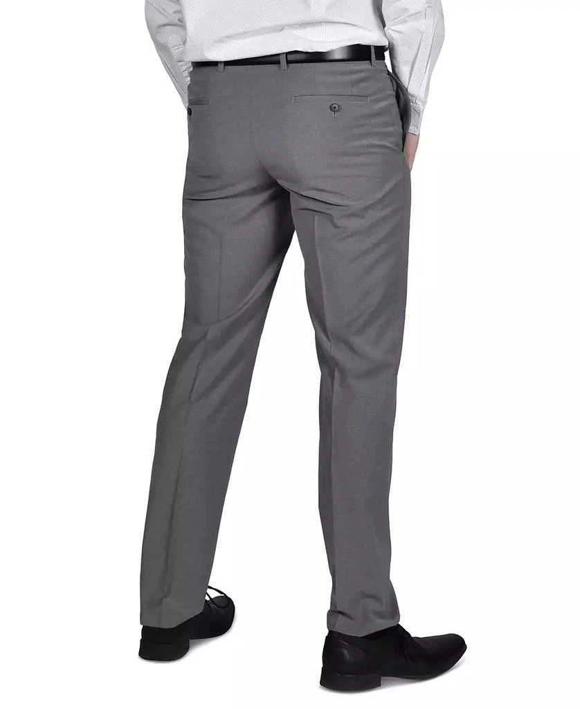 Perry Ellis Portfolio Men's Micro-Grid Slim-Fit Stretch Suit Pants 2