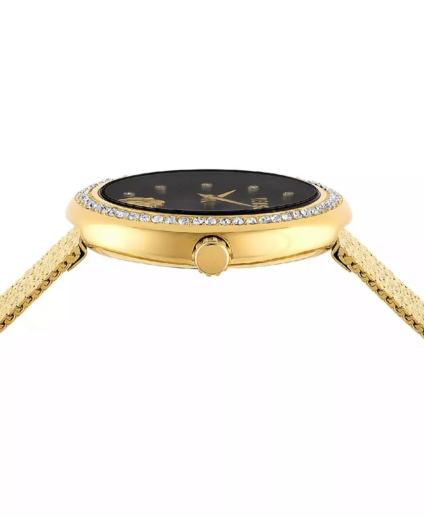 Versus Versace Women's Two-Hand Quartz Lea Gold-Tone Stainless Steel Bracelet 35mm 2