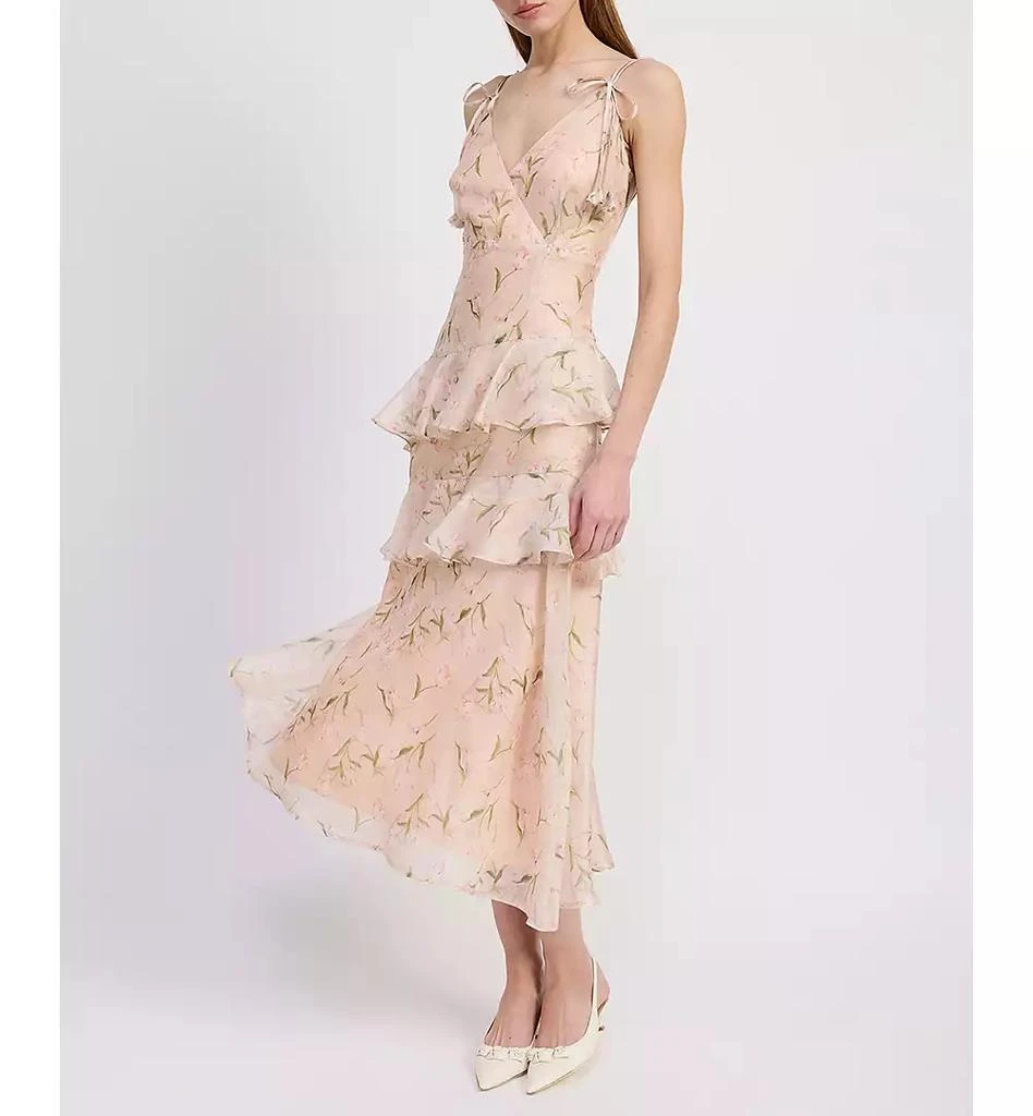 En Saison Women's Kimberly Ruffle Midi Dress 4