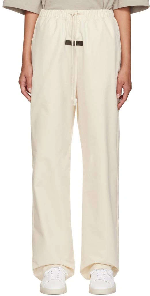 Essentials Off-White Relaxed Lounge Pants 1
