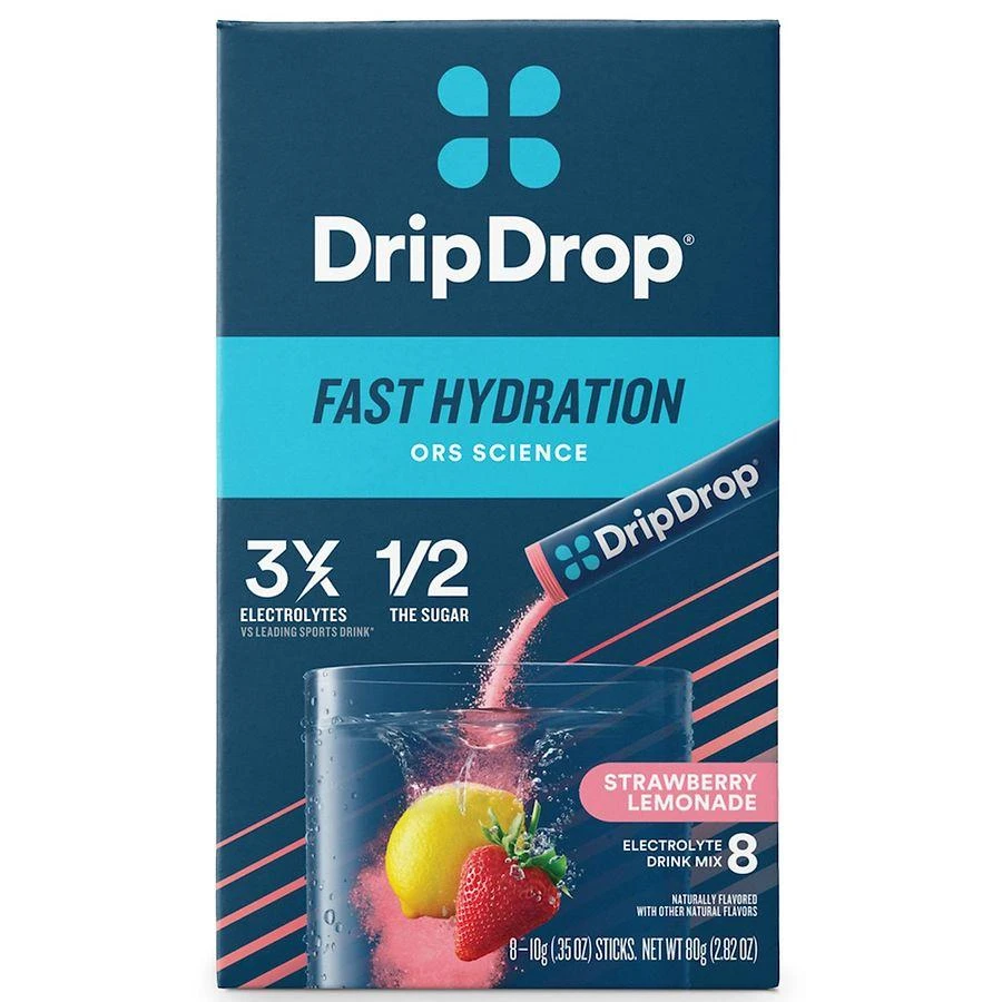 DripDrop Electrolyte Powder Strawberry Lemonade 1