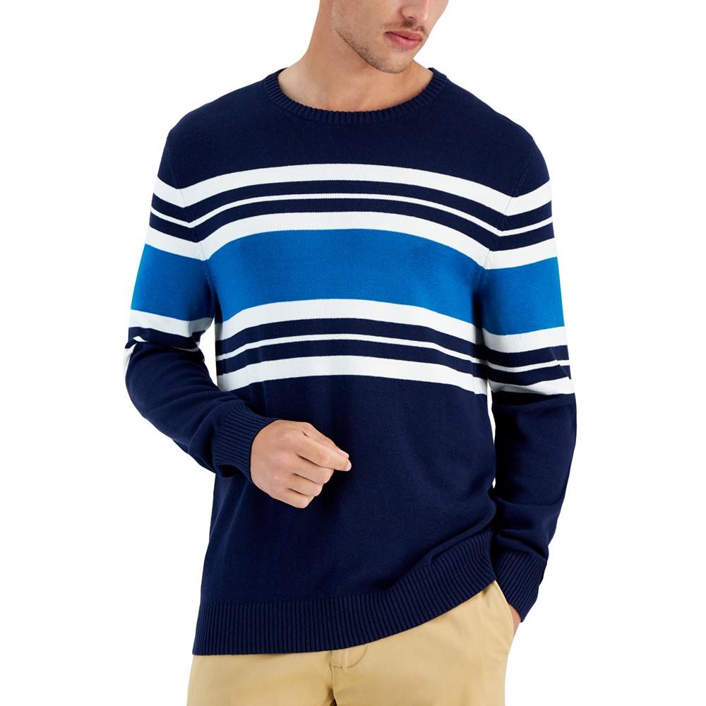 Club Room Men's Colin Striped Sweater, Created for Macy's