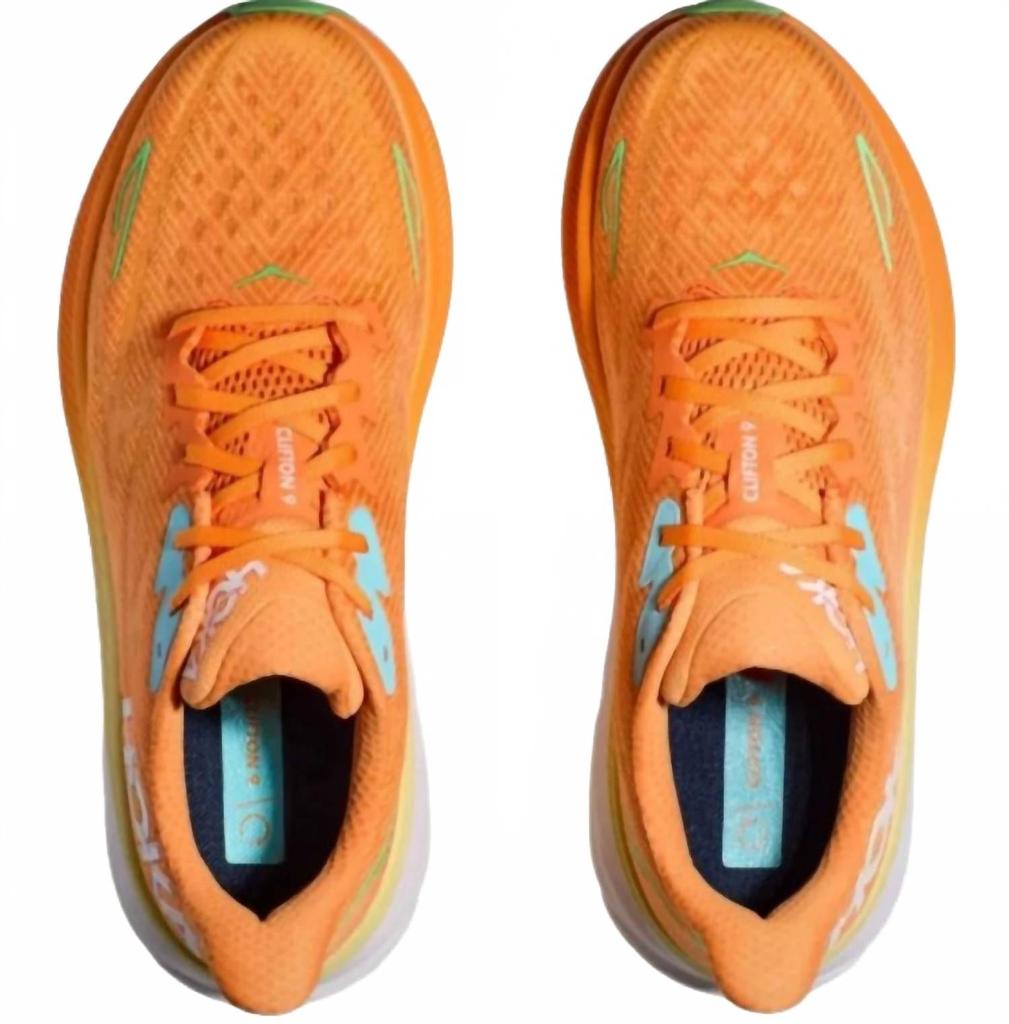 Hoka One One Men's Clifton 9 In Solar Flare/sherbet