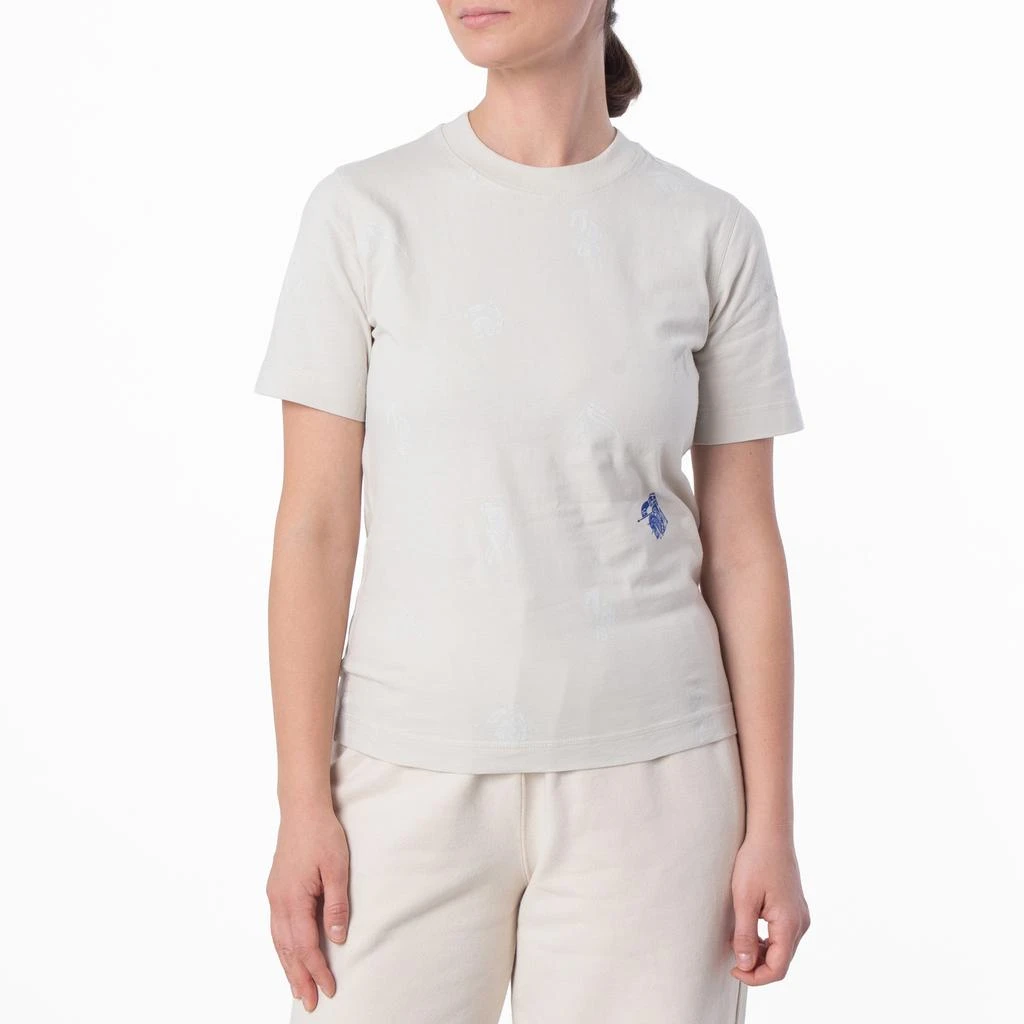 Burberry Equestrian Knight Print Cotton T-Shirt