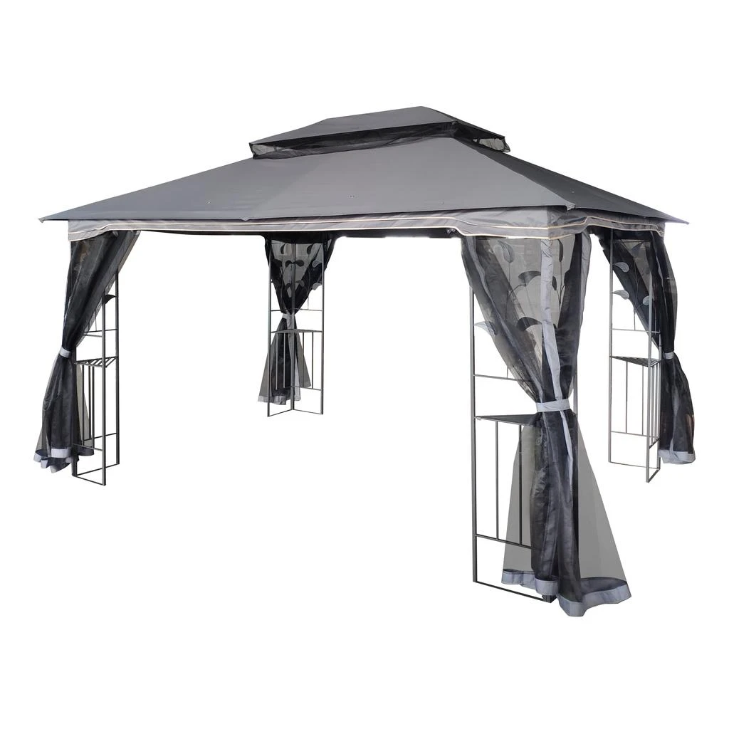 Streamdale Furniture Streamdale 13 X 10 Outdoor Patio Gazebo Canopy Tent With Ventilated Double 4