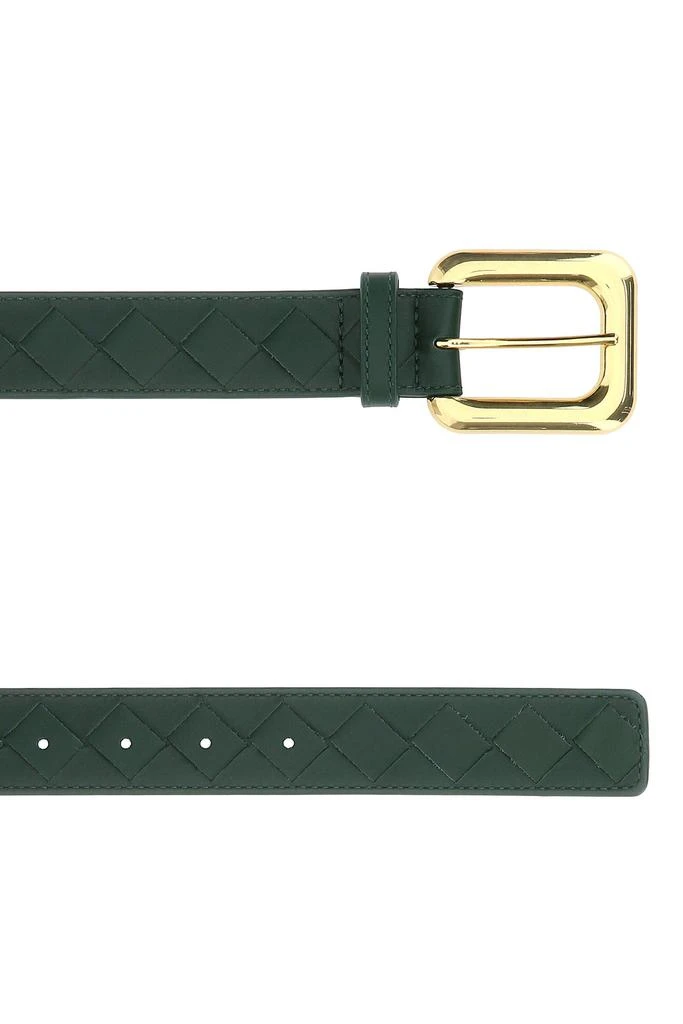 Bottega Veneta Bottle green leather belt 1