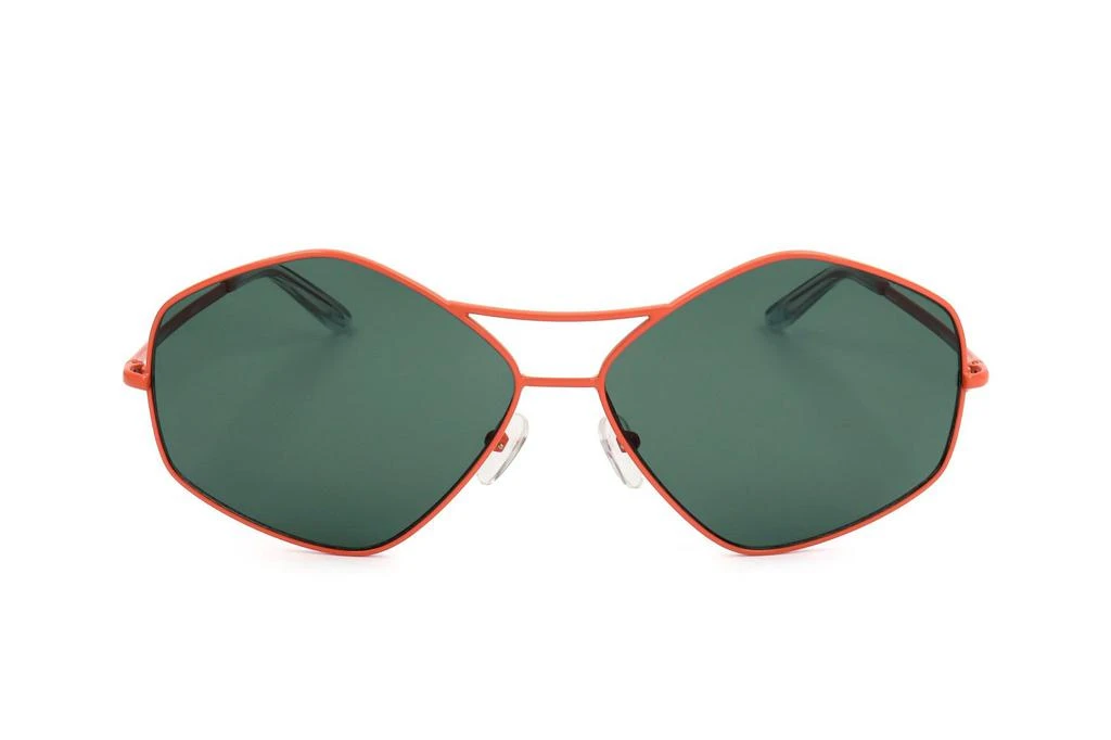 Linda Farrow Linda Farrow X Dries Van Noten Irregular Frame Sunglasses 1