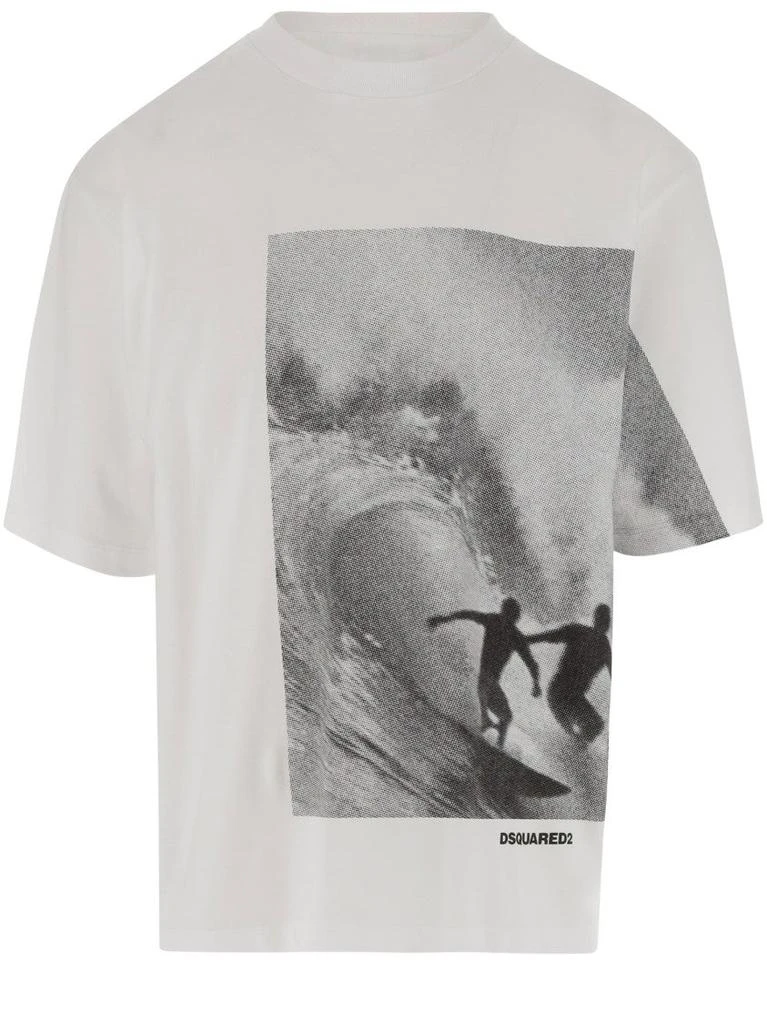 DSQUARED2 Cotton T-Shirt With Logo 1