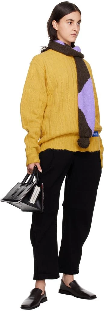ADER error Yellow Reversible Fluic Sweater 4