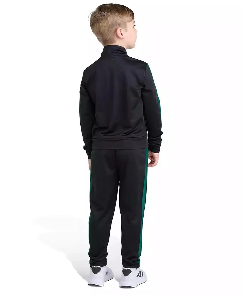 Adidas Toddler and Little Boys
 2T-7 Long Sleeve, Three Stripes Jacket and Jogger Pant, 2-Piece Set 4