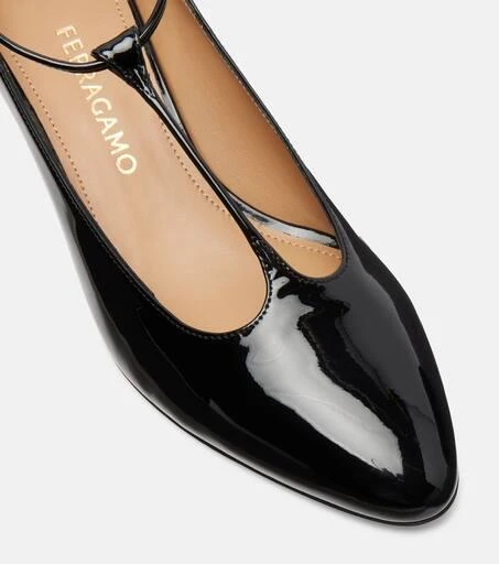 Salvatore Ferragamo Tania 40 patent leather pumps 5