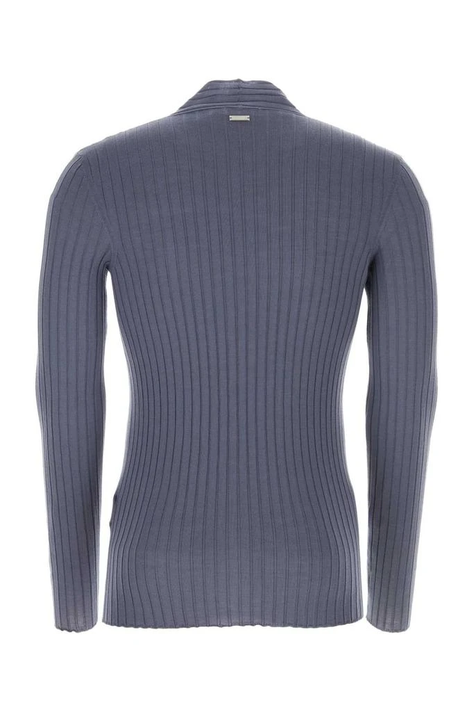 Salvatore Ferragamo Ferragamo V-Neck Rib-Knit Jumper 2