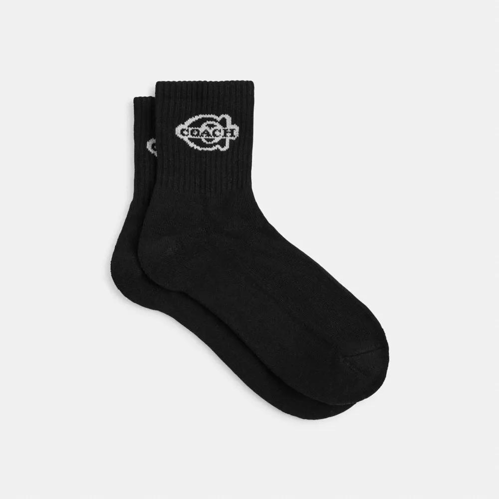 Coach Soho Quarter Crew Socks