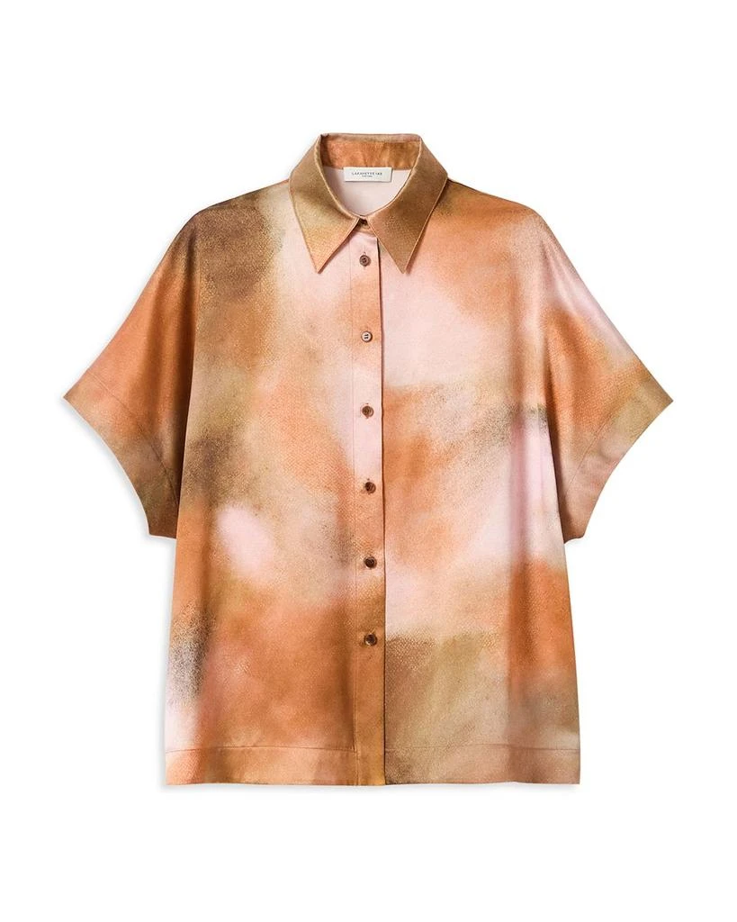 Lafayette 148 New York Oversized Silk Dolman Sleeve Top 5