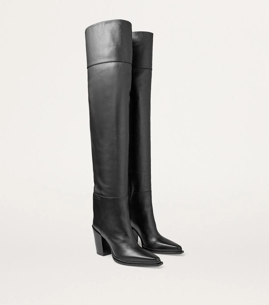 Jimmy Choo Cece 80 Leather Over-The-Knee Boots 3