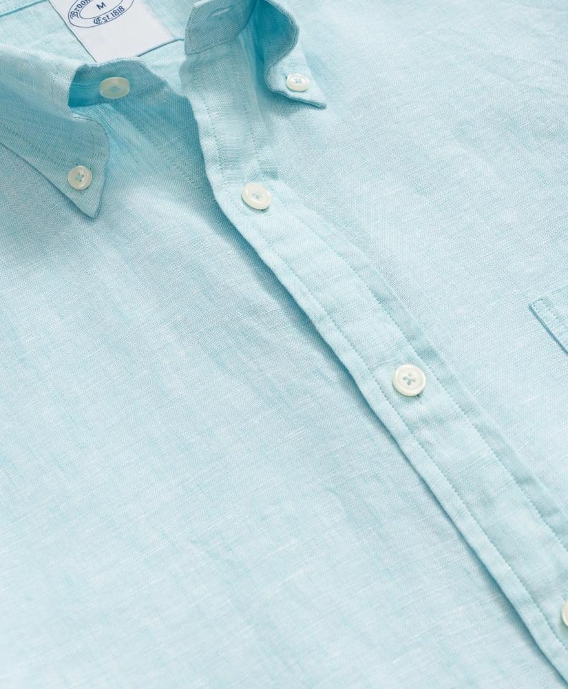 Brooks Brothers Irish Linen Short-Sleeve Sport Shirt